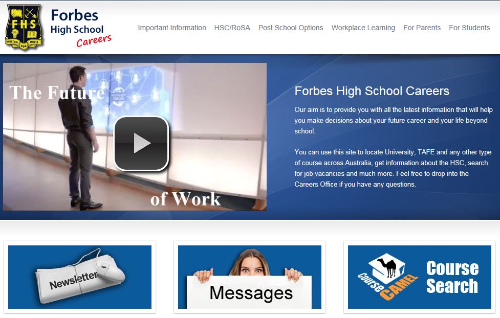 Forbes High School Careers Website